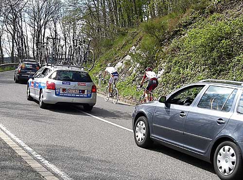 Richtung Bergstein auf 350 Meter Höhe