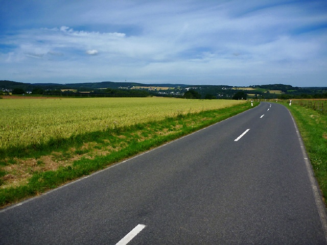 1. Blick in die Rureifel von Boich nach Leversbach